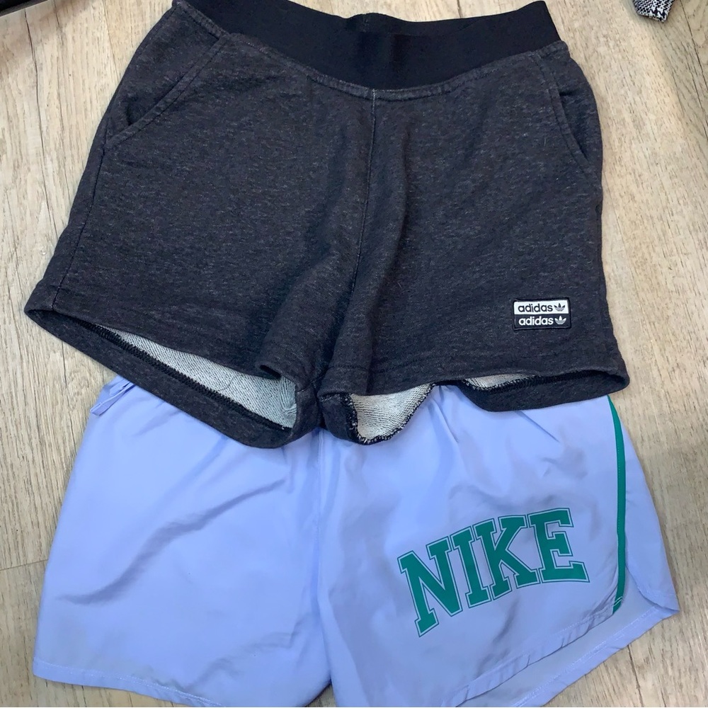Women’s XS adidas and nike athletic shorts